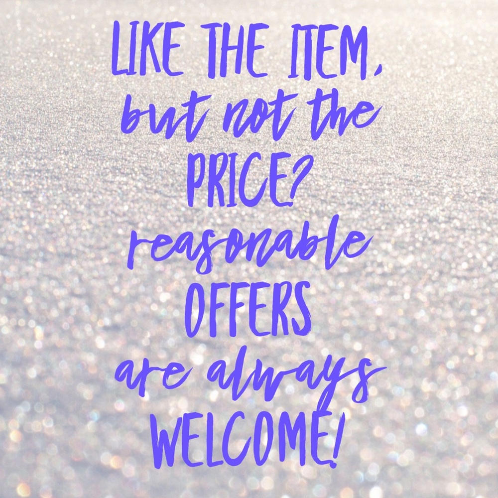 Offers welcome!